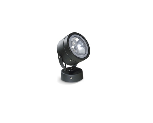 [148098] SPOT DIRECCIONABLE ALUM GU10 P/AR111 CILINDRICO NEGRO VACIO