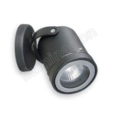 [148242] SPOT DIRECCIONABLE ALUM P/DICRO 1X 50W GU-10 VACIO COLOR NEGRO