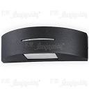 [148307] (DISCONT) APLIQUE HALOPIN 220V G-9  BIDIREC MINI C/1 LENTE Y VIDR (ALUM)