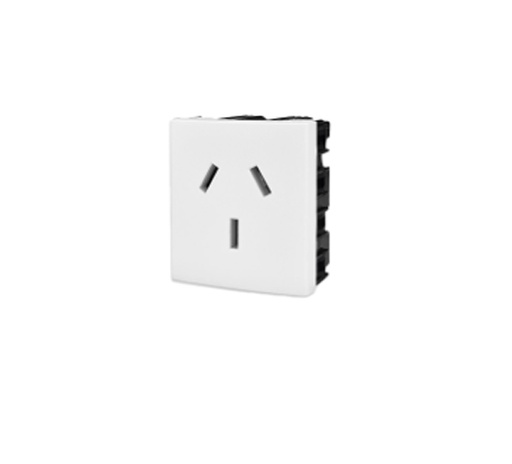 [152182] MOD TOMA 2P+T 20A BLANCO