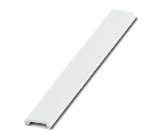 [ZBF 5:UNBEDRUCKT] TIRA ZACK PLANA S/ROTULAR 10UN SUP P/100 BORNES BLANCO