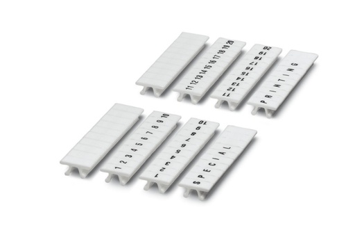 [ZB 4.LGS:FORTL.ZAHLEN 41-50] TIRA ZACK ROTULAC LONG 10UN BLANCO  41 AL 50