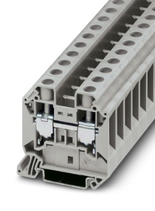 [UT 16] (CONSULTAR) BORNE UNIV C/CONEX A TORN SECC 1.5-16mm2 AWG:20-6 ANCH 12mm GRIS