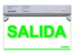 [61772] (CONSULTAR) SEÑALIZ. LED PERMANENTE SIMPLE FAZ  "SALIDA"   AUTONOM. 3hs. BATERIA Ni-Cd. 220V 50/60Hz