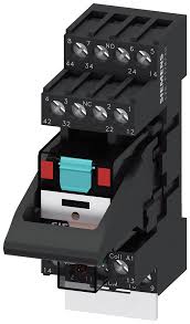 [100036298] MINIRELE 4 INV C/ZOCALO Y MODULO LED ROJO BOB 24VCA   LZS:PT5A5R24