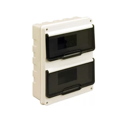 [156822] CAJA EMB P/TERMOMAG 18 MOD IP55 C/2 PUERTA FUME 231X 300X 110mm