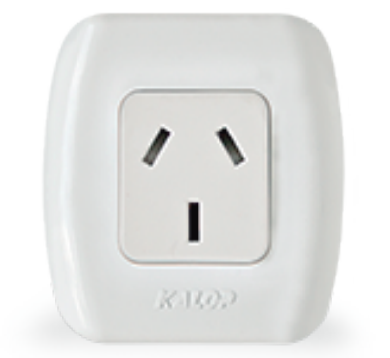 [156839] (DISCONT) CAJA DE SUPERF. EXT  1 TOMA 2X 10A C/T BLANCO LINEA TEKNA BIUSO