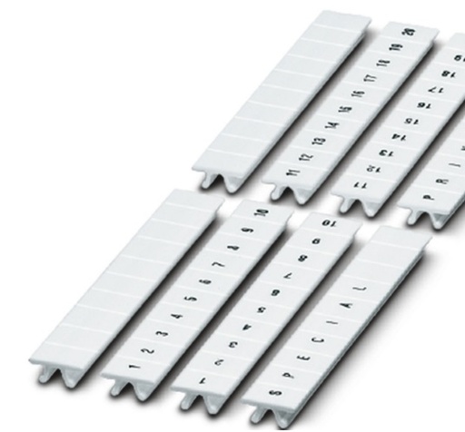 [ZB 5.QR:FORTL.ZAHLEN 81-90] TIRA ZACK 10UN ROTU TRANSV C/NUM  81-90  BLANCO