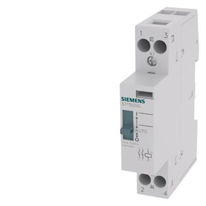 [100027457] CONTACTOR MODULAR P/DIN 2NA BOB 220VCA (PERILLA I-AUTO-0) AC-3: 1.3KW AC-1:20A   5TT5800-6