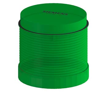 [100016106] ELEMENTO LUZ PERMANENTE C/LED VERDE 24VCA/CC  DIAM. 70MM   8WD4420-5AC