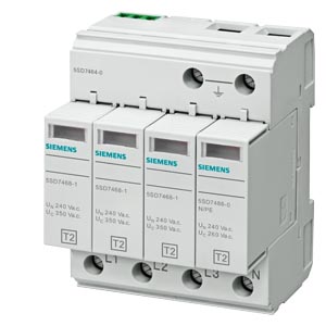 [100027451] DESCARGADOR SOBRETENS TETRAP 40KA DISEÑO ANCHO   5SD7464-0