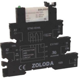 [7790465011965] INTERFACE ELECTROM 6.2MM TORN 1 CONT INV E: 24VCA/CC S: 250V 6A RELE 24VCC   221.020