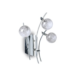 [162516] APLIQUE 3X 20W C/TRAFO Y LAMP CROMO