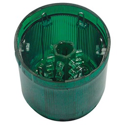 [163220] BALIZA ELEM LUMIN 18LEDS INTERMIT VERDE 24VCC