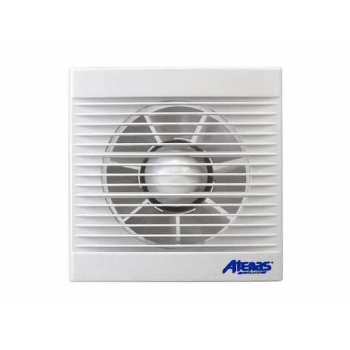 [73714] (H.A.S.) EXTRACTOR  P/BAÑO D15cm 6" 2800RPM 25W PLASTICO - FRENTE: 21x21CM - EXTRACCION: 6,0M3xMIN