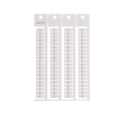 [7790465006725] PLANCHA DE NROS 1-10 (8 JUEGOS) APAISADOS P/BORNE DE PASO 5MM