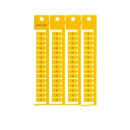 [7790465006947] PLANCHA DE LETRAS TIERRA (COLOR AMARILLO) APAISADOS P/BORNE DE PASO 5MM