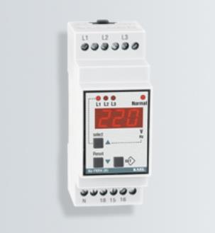 [168818] (SIN STOCK NI INGRESOS PREVISTOS) RELE DIGITAL PROTECCION SEC-ASIM-FALTA FASE ALTA-BAJA TENSION C/NEUTRO TRIFASICO MAX Y MINIMA FRECUENCIA