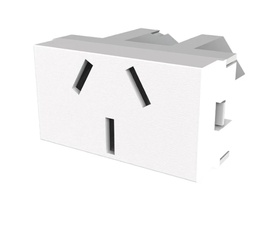 [169485] MOD TOMA 2P+T 10A BLANCO PLATINUM (EX 60067)
