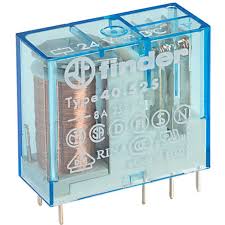 [169885] MINI RELE P/CIRCUITO IMPRESO 2 INV 8A 24VCC