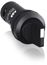 [7320500246726] SELECTOR 3 POSICIONES C/MANIJA CORTA 45º 2NA MANTENIDA NEGRA LINEA COMPACTA   C3SS1-10B-20