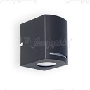 [171145] APLIQUE UNIDIRECC CUADRADO HIERRO PAR16 1X 50W NEGRO (HO)
