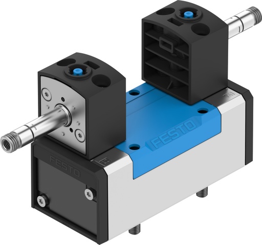 [JMFH-5/2-D-1-C] ELECTROVALVULA / ISO 5599-1 / 5/2 BIESTABLE / CAUDAL NOM. 1200L/MIN / CONEX. NEU. PLACA BASE 42MM - PILOTO INT.
