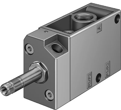 [MFH-3-1/4] ELECTROVALVULA / 3/2 NC / CAUDAL NOM. 800L/MIN / ROSCA G1/4 - PILOJAJE INT. / CONEX. ELEC. NUCLEO P/ BOBINA MAGNETICA F / ASIENTO / IP65