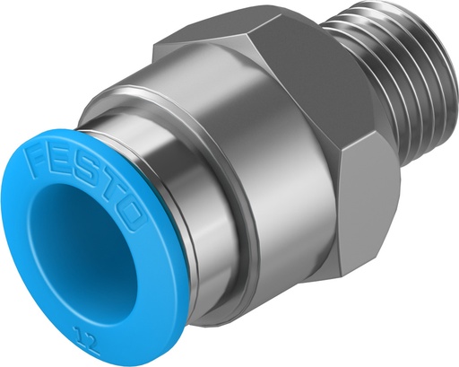 [QS-1/4-12] RACOR RAPIDO RECTO / ROSCA R1/4 - RACOR 12MM
