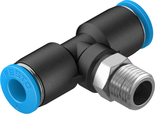 [QST-1/8-6] RACOR RAPIDO FORMA T / ROSCA R1/8 - RACOR 6MM