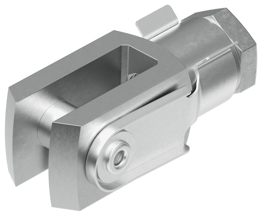 [SG-M10X1,25] HORQUILLA / CONEX. ROSCA INT. M10X1,25 / ACERO CINCADO