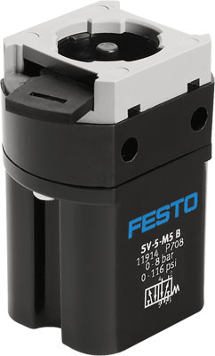 [SV-5-M5-B] VALVULA DE PANEL MANUAL / 5/2  MONO / ROSCA INT. M5 / CAUDAL NOM. 95L/MIN / MUELLE MEC. - ASIENTO