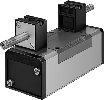 [JMFH-5/2-D-2-C] ELECTROVALVULA / ISO 5599-1 / 5/2 BIEST. / CONEX. NEU. ISO 2 / NUCLEO P/BOB. MAGN. F / PILOTAJE INT. / CAUDAL NOM. 2300L/MIN / IP65