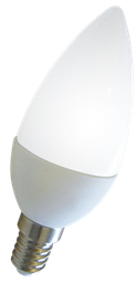 [172075] LAMP LED E14 3W LUZ CALIDA 15 LEDS CUERPO BLANCO TIPO VELITA