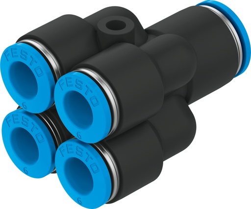 [QSQ-8-6] RACOR MULTIPLE / RACOR 8MM - 4 SALIDAS RACOR 6MM