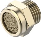 [AMTE-M-H-G18] SILENCIADOR / ROSCA EXT. G1/8 / MATERIAL BRONCE / EJECUCION CORTO