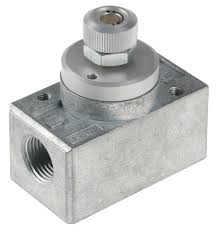 [GR-1/2] VALVULA ESTRANGULACION-ANTIRRETORNO / EN LINEA / CAUDAL NOM. 1620 L/MIN / ROSCA G1/2 / AJUSTE TORNILLO MOLETEADO