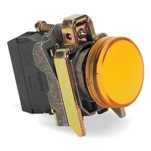 [174561] LUZ PILOTO AMARILLO C/LED 24VCA OJO DE BUEY