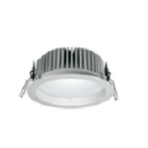 [83916] ARTEF EMPOTRABLE FIJO 40W DIAM 226MM C/LED BLANCO CALIDO 3000K COLOR BLANCO KEVIN