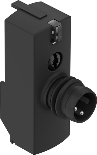 [VAVE-L1-1VR8-LP] PLACA BASE P/ CONEX. ELECTRICA M8 - 3 PINES / P/ VALV. VUVG