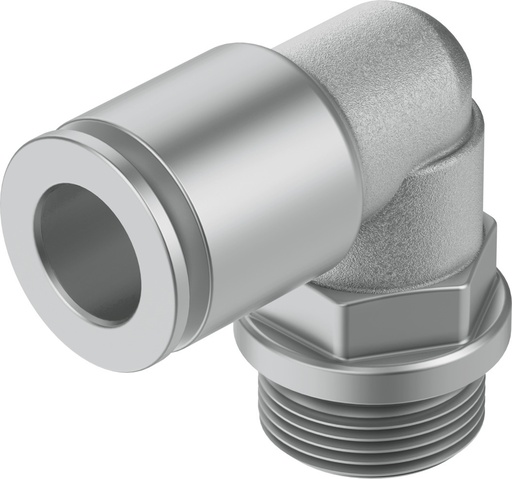 [NPQM-L-G14-Q8-P10] RACOR RAPIDO FORMA L / ROSCA G1/4 - RACOR 8MM / LATON NIQUELADO