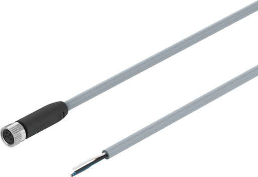 [NEBA-M8G4-U-5-N-LE4] CABLE DE CONEXION C/ ZOC. RECTO M8 - 4 CONTAC. / EXT. ABIERTO - 4 HILOS / LONG. 5M.    (Ex - NEBU-M8G4-K-5-LE4 - 541343)