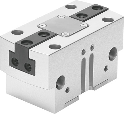 [*86257] PINZA PARALELA HGPT-63-A-B / TAMAÑO 63 / CARRERA POR DEDO 16MM / CONEX NEU G1/8 - AIRE SELLO M5 / P/ DETEC POSI