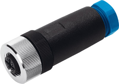 [18324] CONECTOR FBSD-GD-9-5POL / M12X1 - 5 CONTAC / RECTO TIPO ZOCALO / PARA CONEC BUS DE CAMPO A TERMINAL / IP67