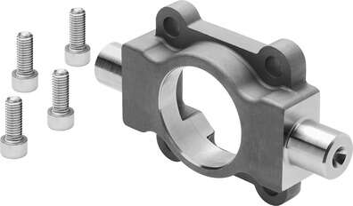 [ZNCF-50] BRIDA BASCULANTE C/ PIVOTE / ISO 15552 / TAMAÑO 50 / ACERO CINCADO