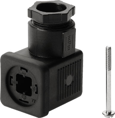 [MSSD-C-4P] CONECTOR TIPO ZOCALO / DIN NE 175301-803 / DIN 43650 - FORMA A / 4 CONTACTOS
