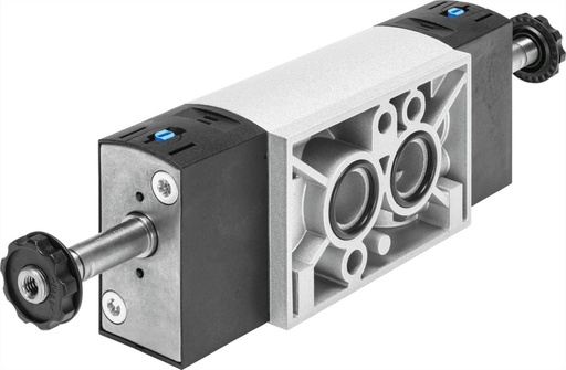 [VSNC-F-B52-D-G14-F8] ELECTROVALVULA / 5/2 BIEST. / ROSCA G1/4 -  CONEX. NAMUR / NUCLEO BOBINA 8MM LARGO / ACCION MANUAL AUX.