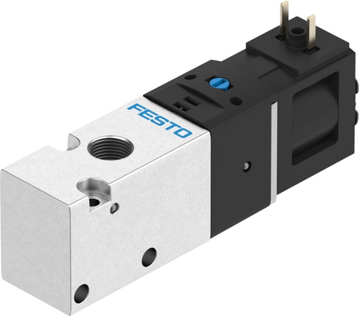 [VUVS-LK20-M32C-AD-G18-1C1-S] ELECTROVALVULA / 3/2 NC / TENSION 24VDC / ROSCA G1/8 / MUELLE NEU. - PILOTO INT.