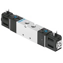[VUVS-LK20-B52-D-G18-1C1-S] ELECTROVALVULA / 5/2 BIEST. / TENSION 24VDC / ROSCA G1/8 / MUELLE NEU. - PILOTO INT.