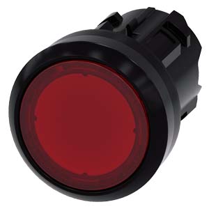 [100353750] PULSADOR LUM ACT RAS ROJO   3SU1001-0AB20-0AA0